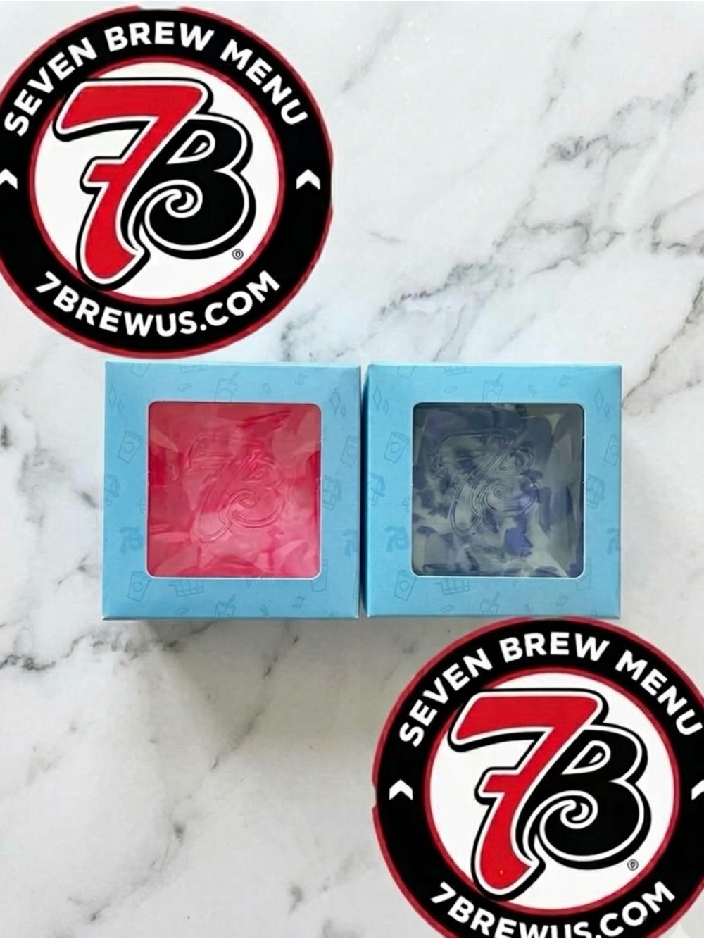 Authentic 7 Brew Exclusive
Seven Brew Doh Set of 2 - Blue & Pink Needoh Squishy